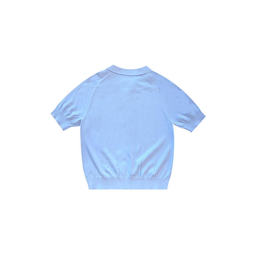 반팔 티셔츠 블루 색상 이미지-S2L2